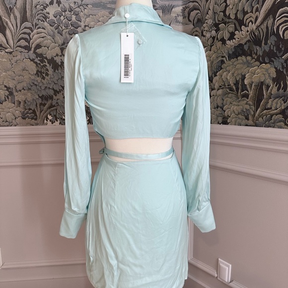 Jonathan Simkhai Light Blue Mini Dress - Picture 4 of 7
